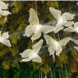 Acrylic ceiling hanging led butterfly light 10M