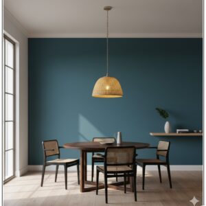 Handmade Woven Rattan Pendant Light | Natural Hanging Lamp for Living Room, Dining & Bedroom